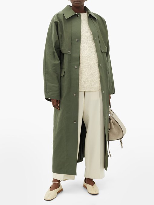 Waxed-cotton trench coat | Kassl 