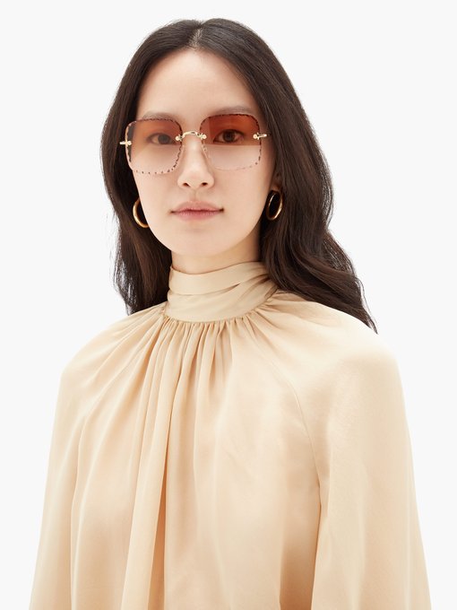 chloe rosie square sunglasses