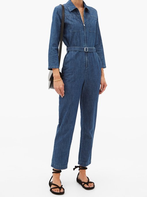 apc denim jumpsuit