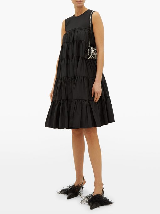 Emmi sleeveless tiered taffeta dress | Cecilie Bahnsen | MATCHESFASHION UK