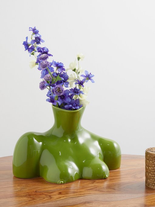 Breast Friend ceramic vase | Anissa Kermiche | MATCHESFASHION US