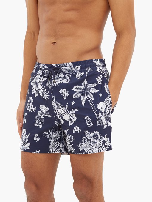 polo hawaiian shorts