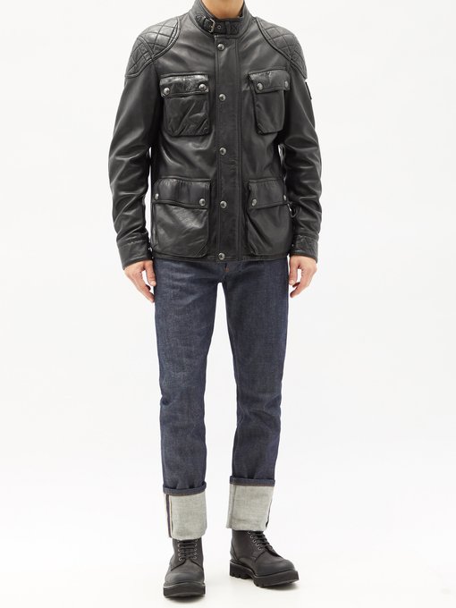 Fieldbrook 2.0 leather field jacket | Belstaff | MATCHESFASHION UK