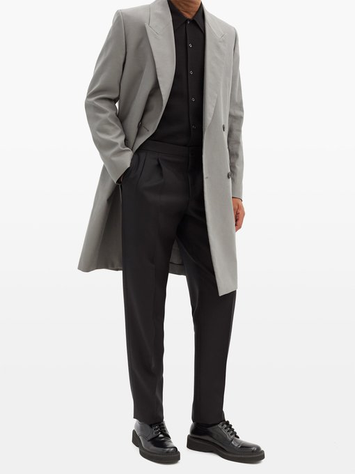 tapered leg suit pants