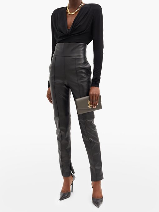 Uptown mini YSL grained-leather cross-body bag | Saint Laurent | MATCHESFASHION AU