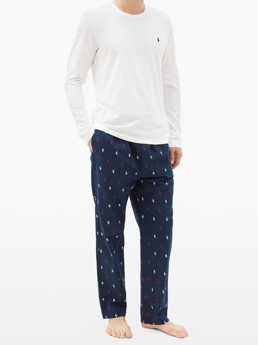 Logo-print cotton pyjama trousers | Polo Ralph Lauren | MATCHESFASHION US