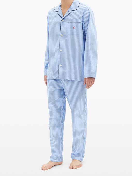 ralph lauren striped pajamas